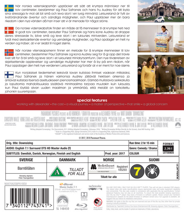 Movie - Downsizing Bd