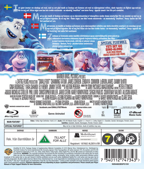 Movie - Smallfoot Bd
