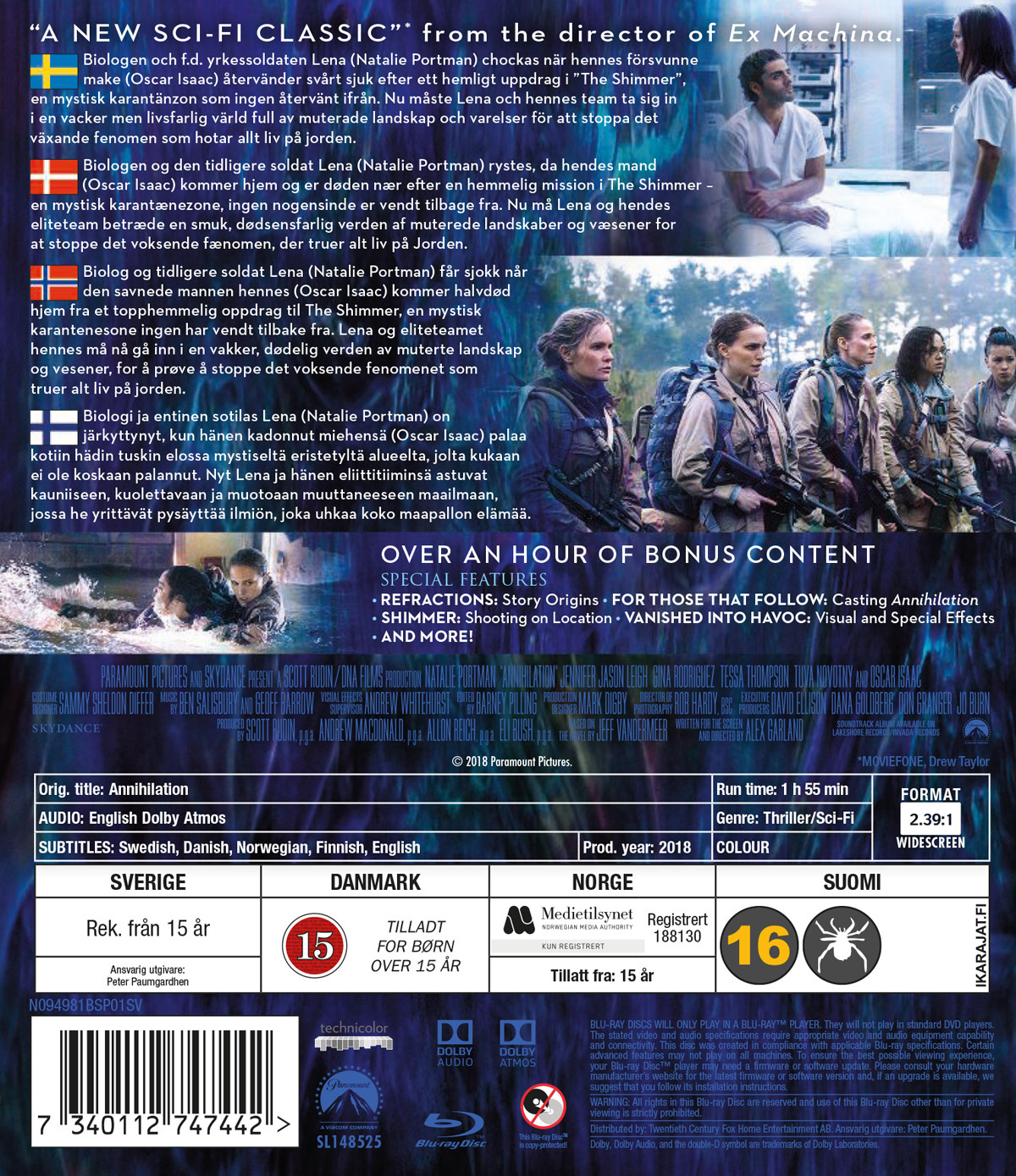 Movie - Annihilation Bd