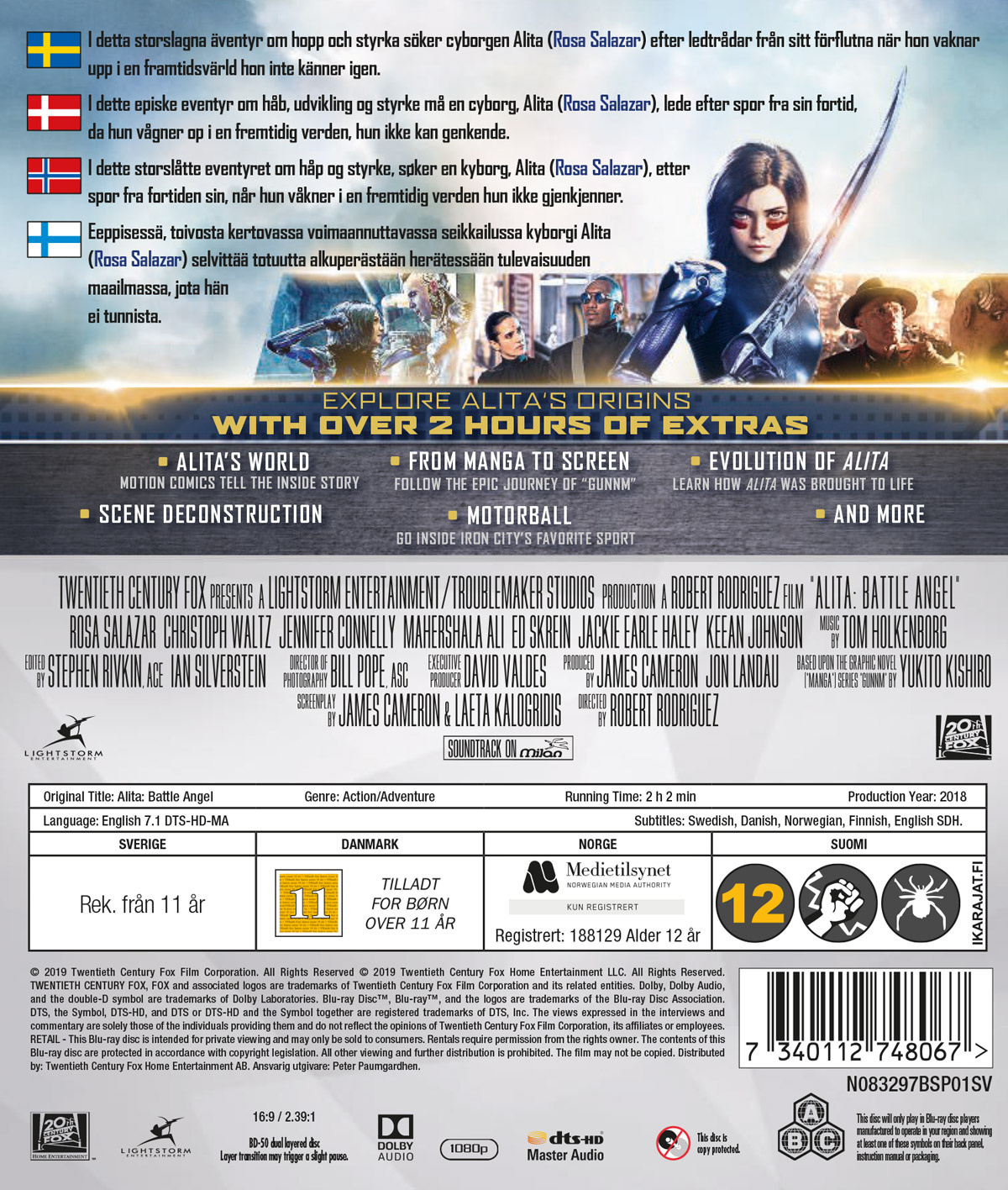 Movie - Alita: Battle Angel Bd