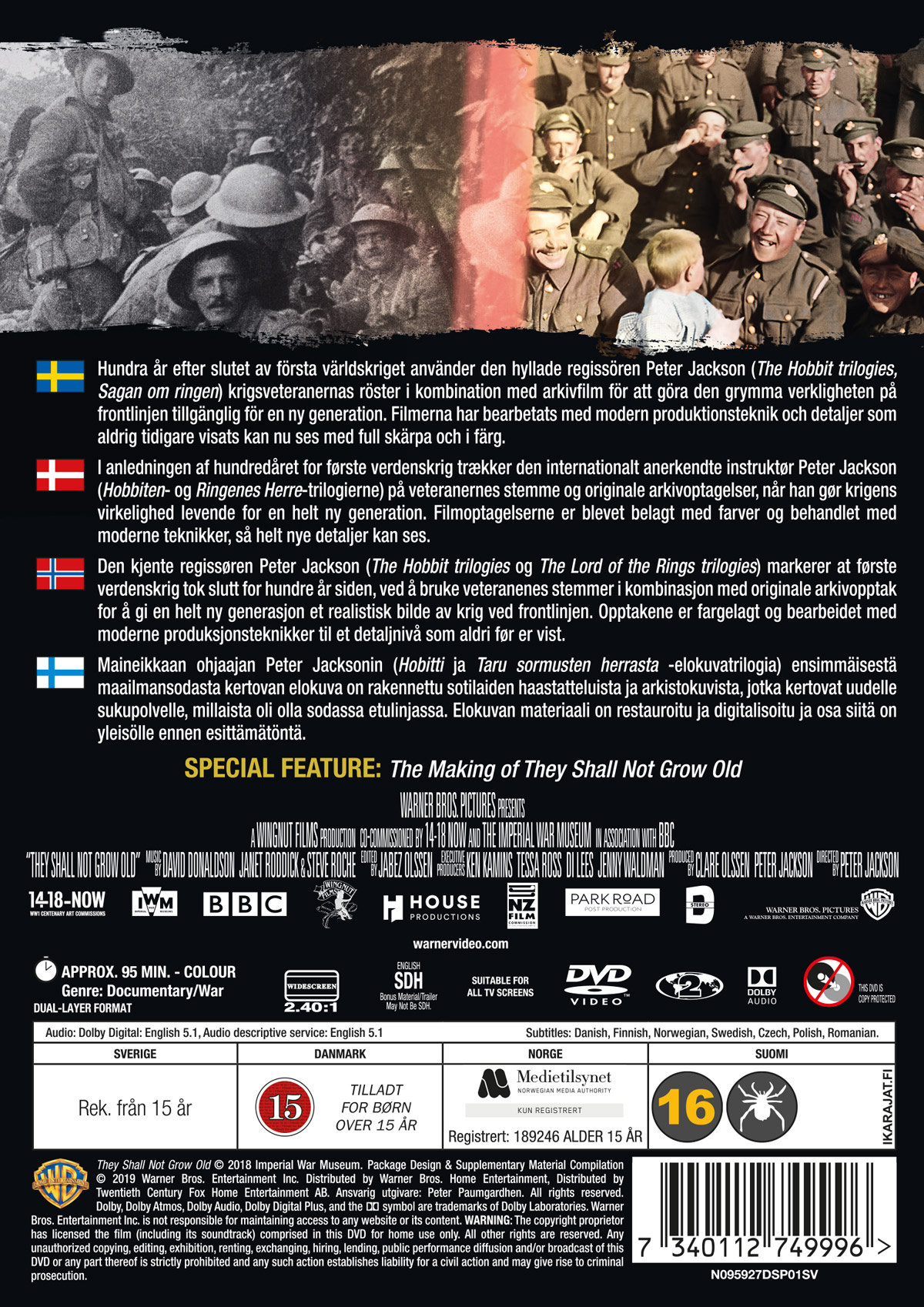 Movie - They Shall Not Grow Old Dvd