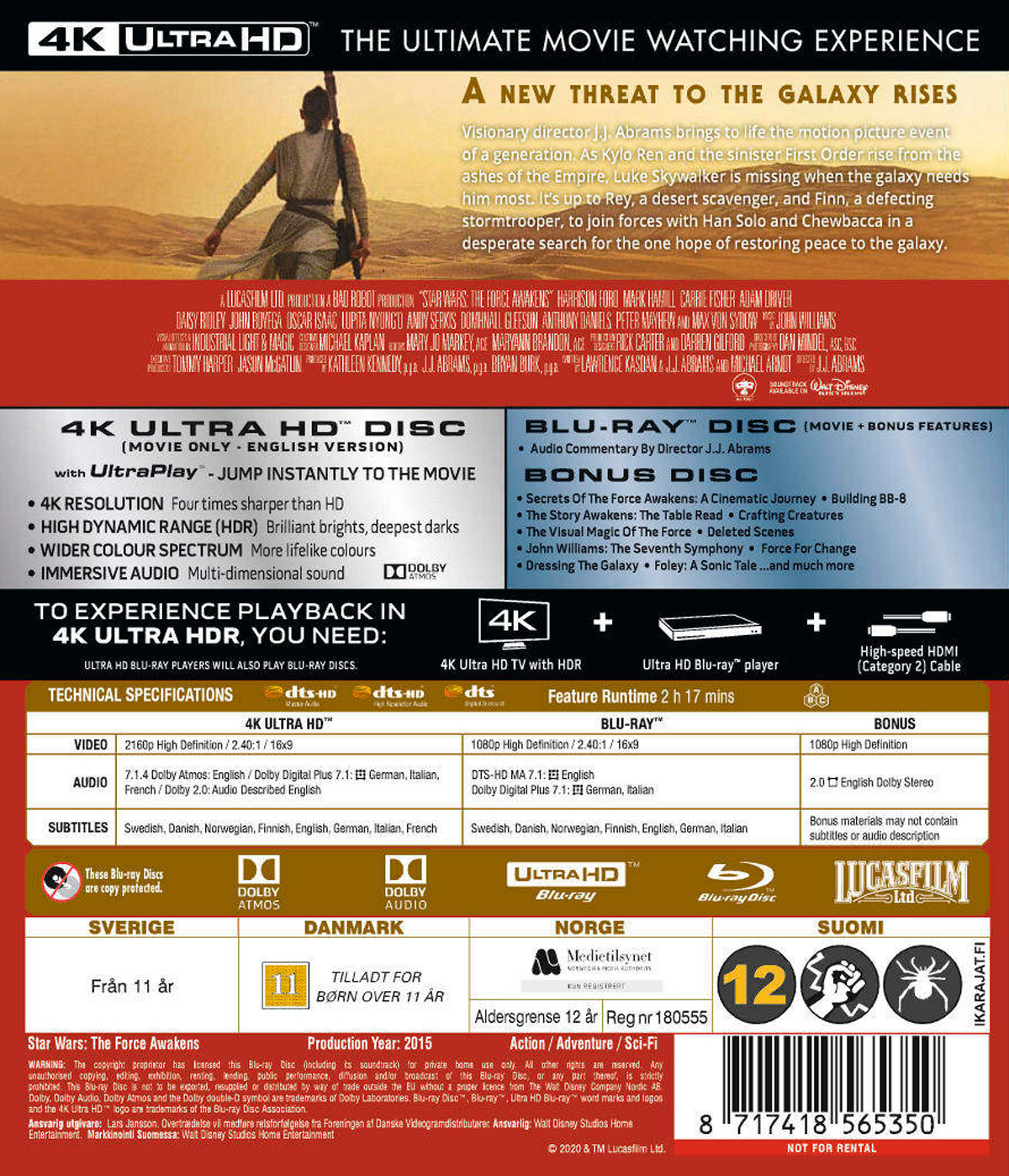 Movie - Star Wars The Force Awakens Uhd/Scan 20