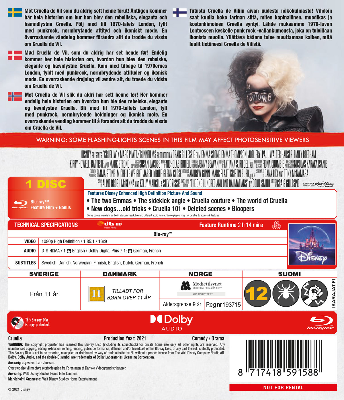 Movie - Cruella (2021)-Bd
