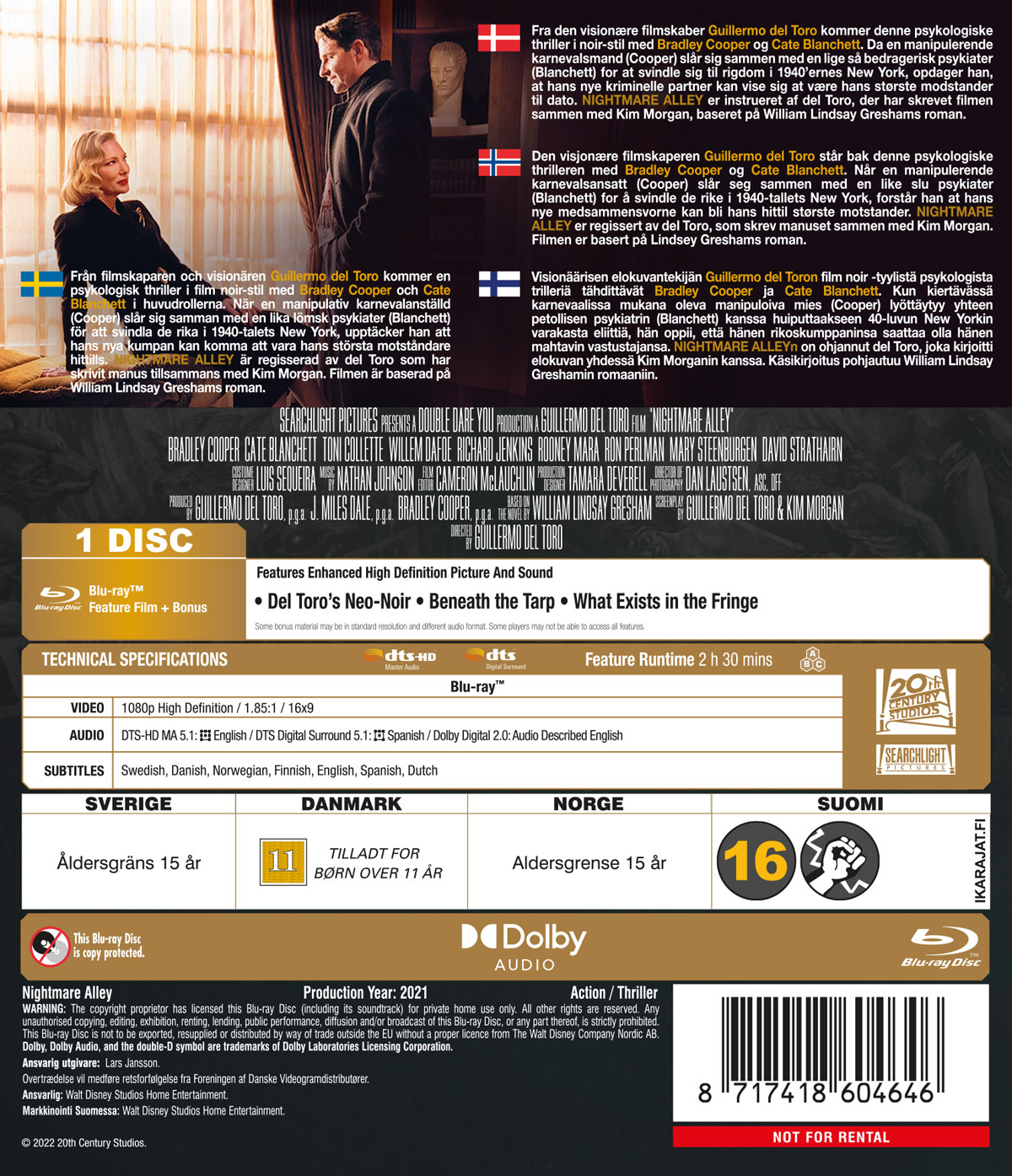 Movie - Nightmare Alley (2021)-Bd