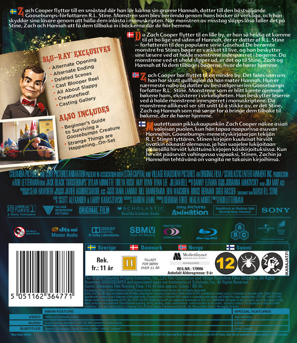 Movie - Goosebumps Bd S-T
