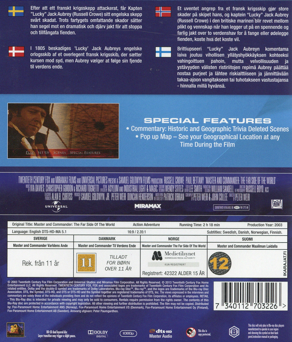 Movie - Master And Commander Bd