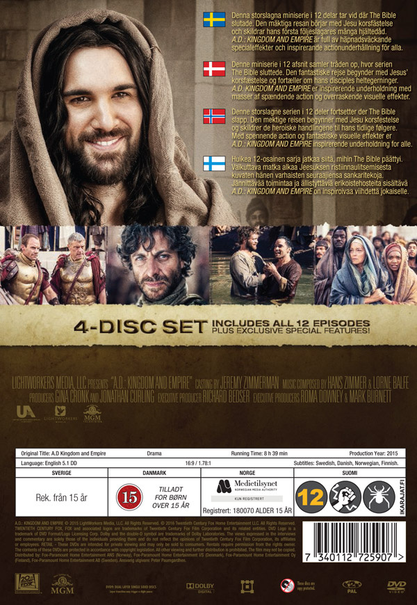 Movie - A.D. - Kingdom And Empire Dvd