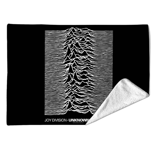 Joy Division - Unknown Pleasures Large Fleece Blanket