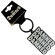 Damned - Stacked Logo Keychain Damned - Stacked Logo Keychain