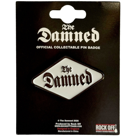 Damned - Gothic Logo Pin Badge