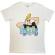 Johnny Bravo - Posing Logo Uni Wht T-Shirt Johnny Bravo - Posing Logo Uni Wht T-Shirt