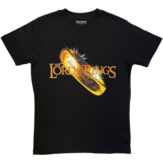 Lord Of The Rings - Shiny Gold Ring Uni Bl T-Shirt