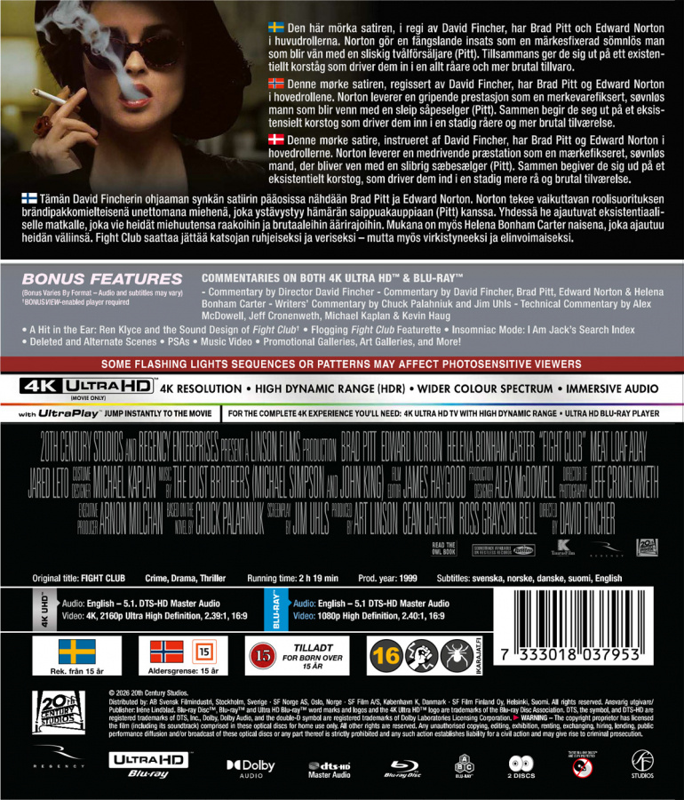 Movie - Fight Club (4K UHD + BD)