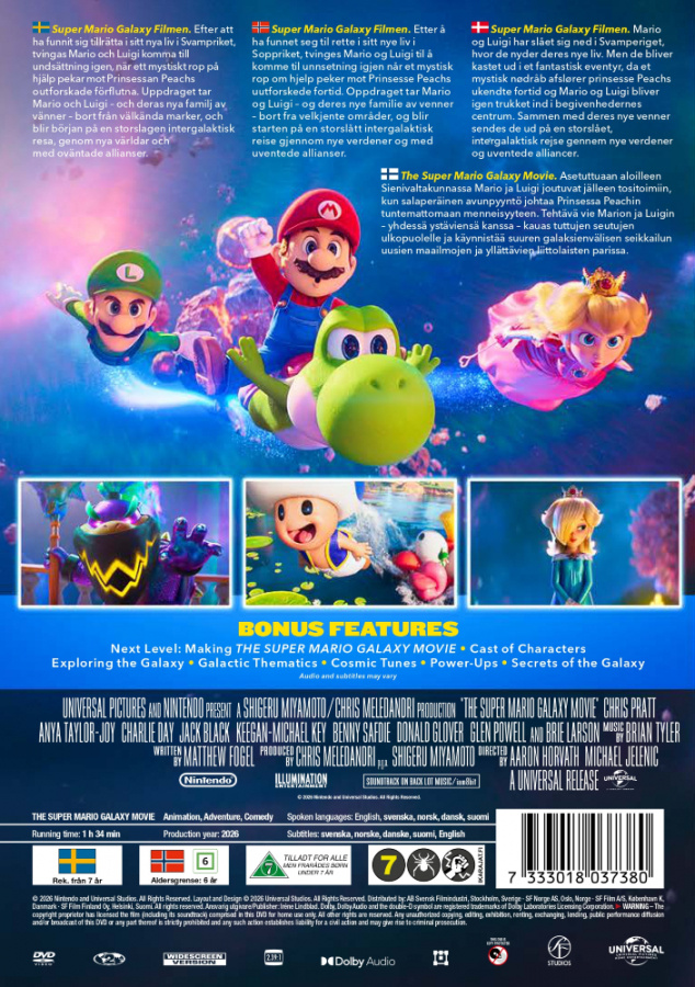 Movie - Super Mario Galaxy Movie (DVD)
