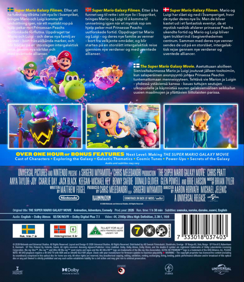 Movie - Super Mario Galaxy Movie (4K UHD + Blu-ray)