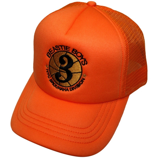 Beastie Boys - Nyc Brouhaha Division Orange Mesh-Back Cap