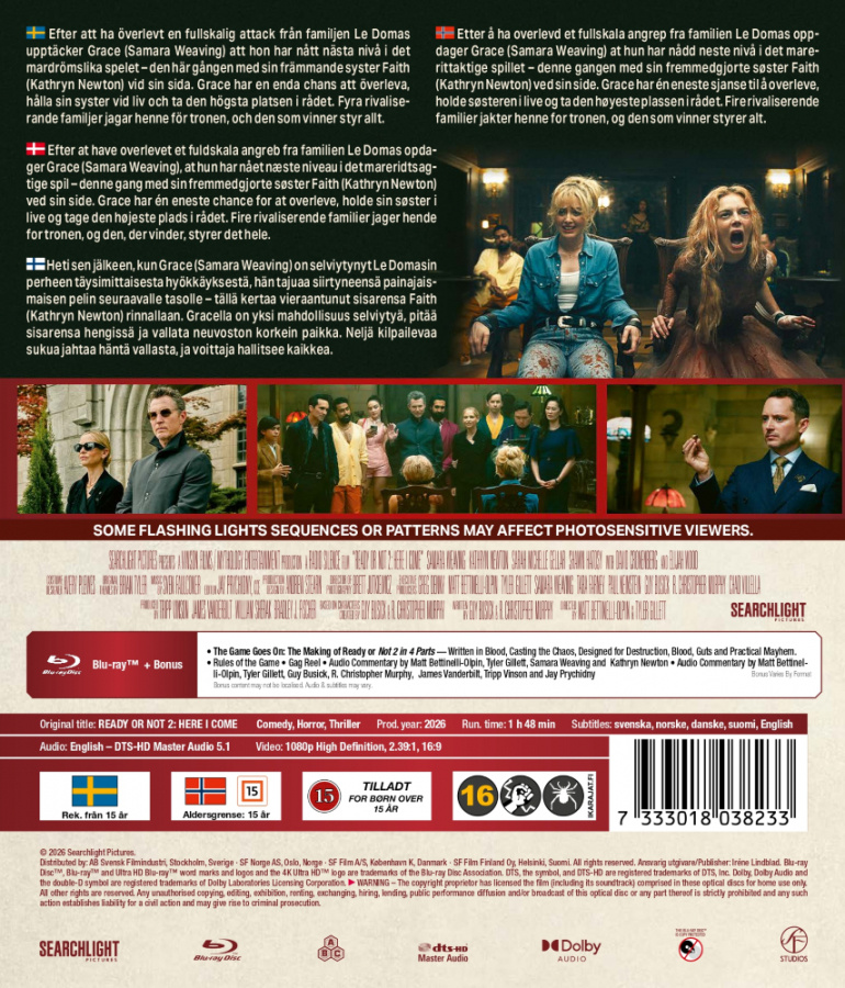 Movie - Ready Or Not 2: Here I Come (Blu-Ray)