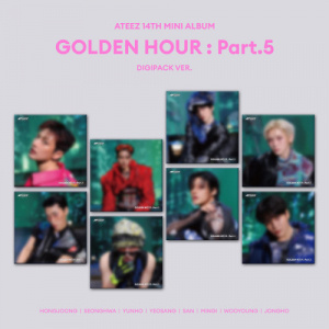 Ateez - Golden Hour : Part 5 (Digipack Ver.) (Random Ver.)