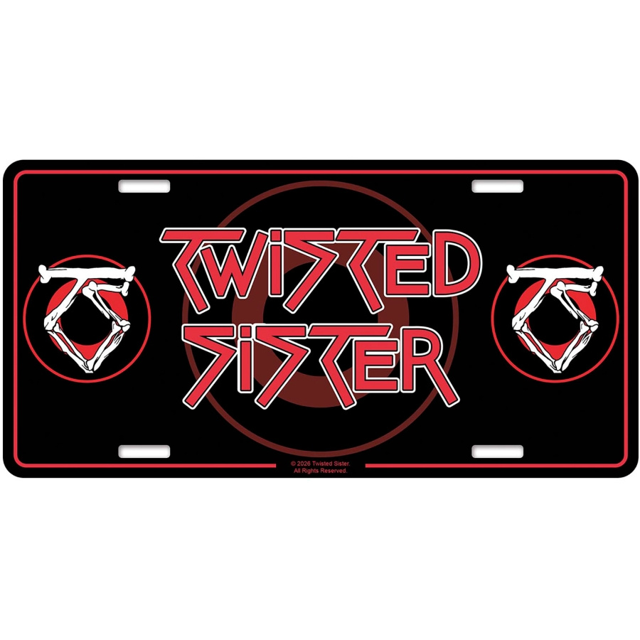 Twisted Sister - Number Plate: Logo