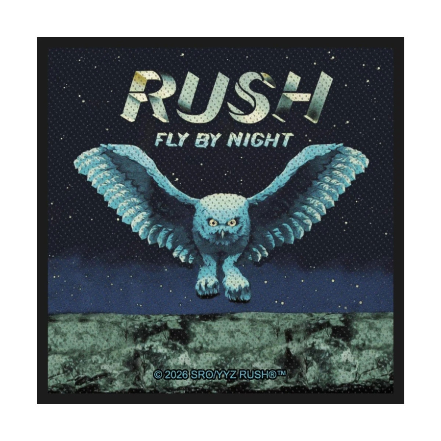 Rush - Standard Woven Patch: Fly By Night
