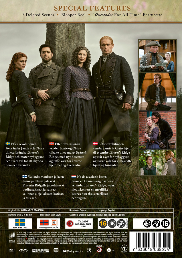 Movie - Outlander S8 (4-Disc DVD)