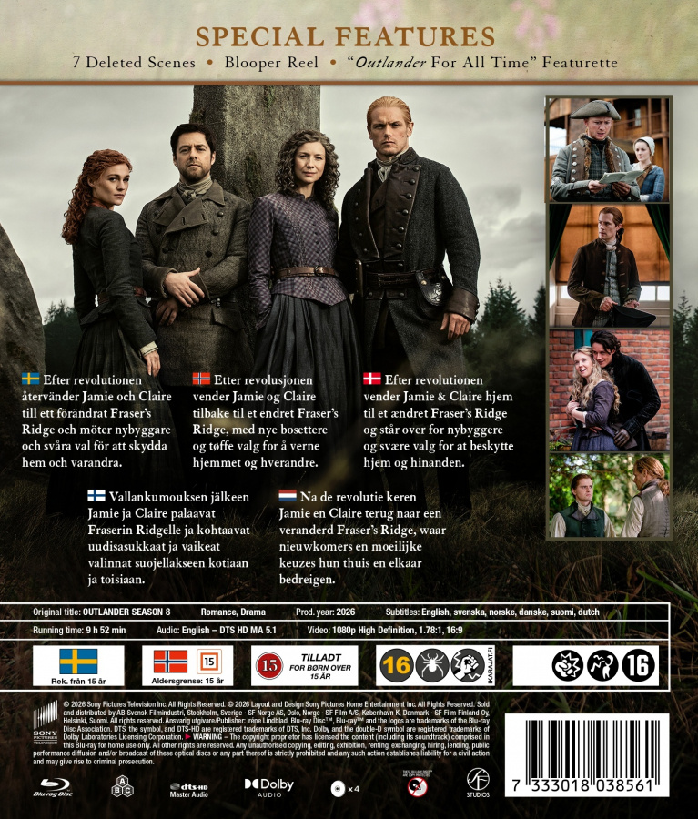 Movie - Outlander S8 (4-Disc Blu-ray)