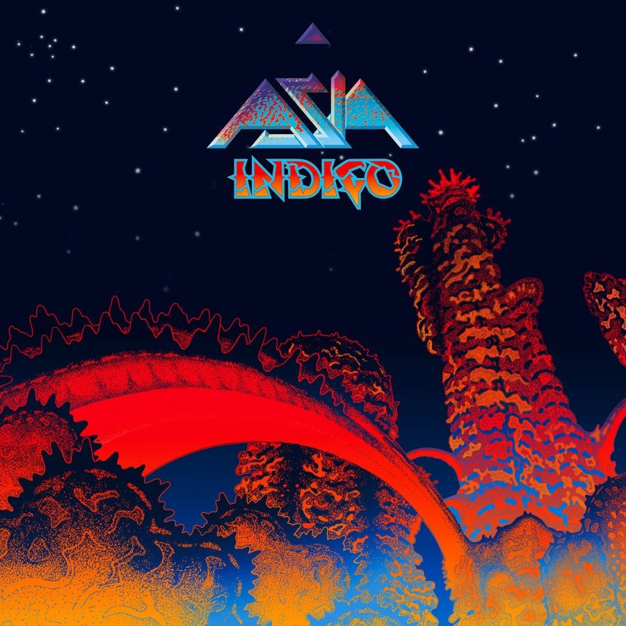 Asia - Indigo (Orange/Blue Splatter)