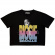 Biggie - Halftone Biggie Lady Bl Crop Top Biggie - Halftone Biggie Lady Bl Crop Top
