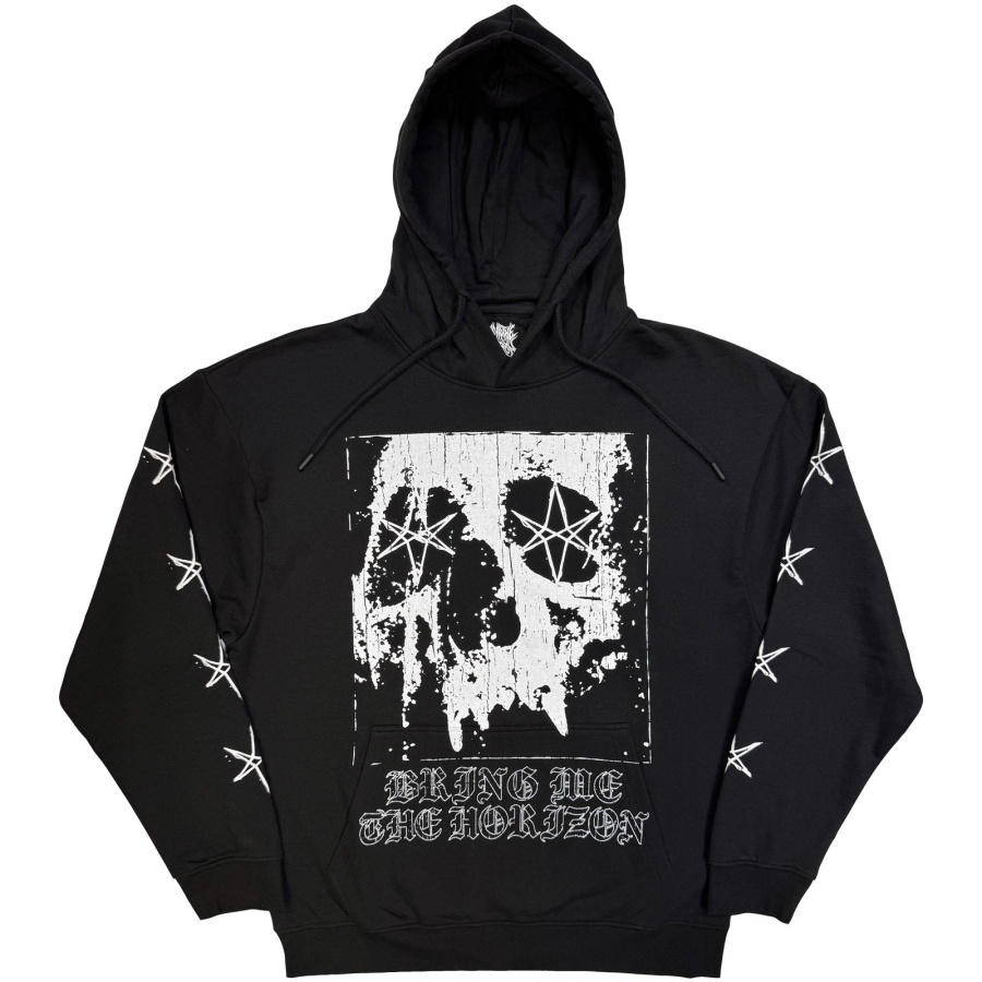 Bring Me The Horizon - Oversized Skull Uni Bl Hoodie