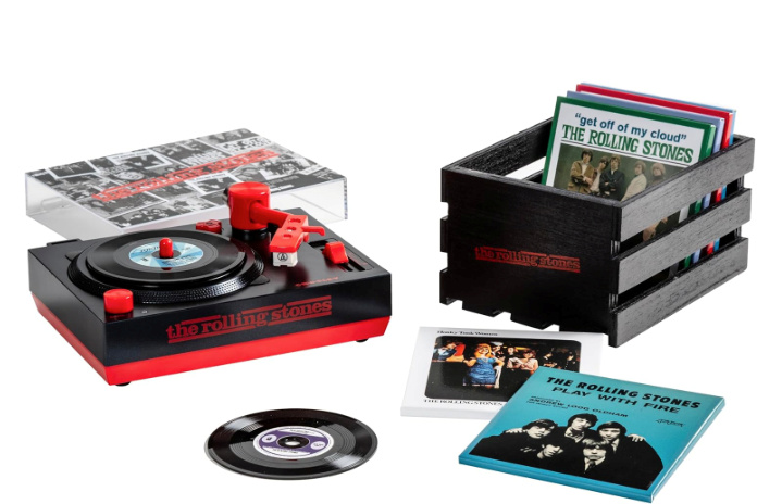 The Rolling Stones - 3-Inch Mini Record Player With Case (Black) Rsd Exclusive