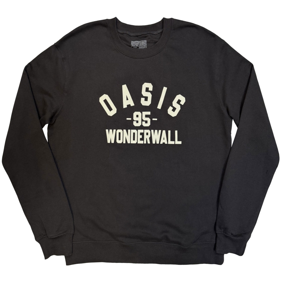 Oasis - Wonderwall Varsity Uni Char Sweatshirt