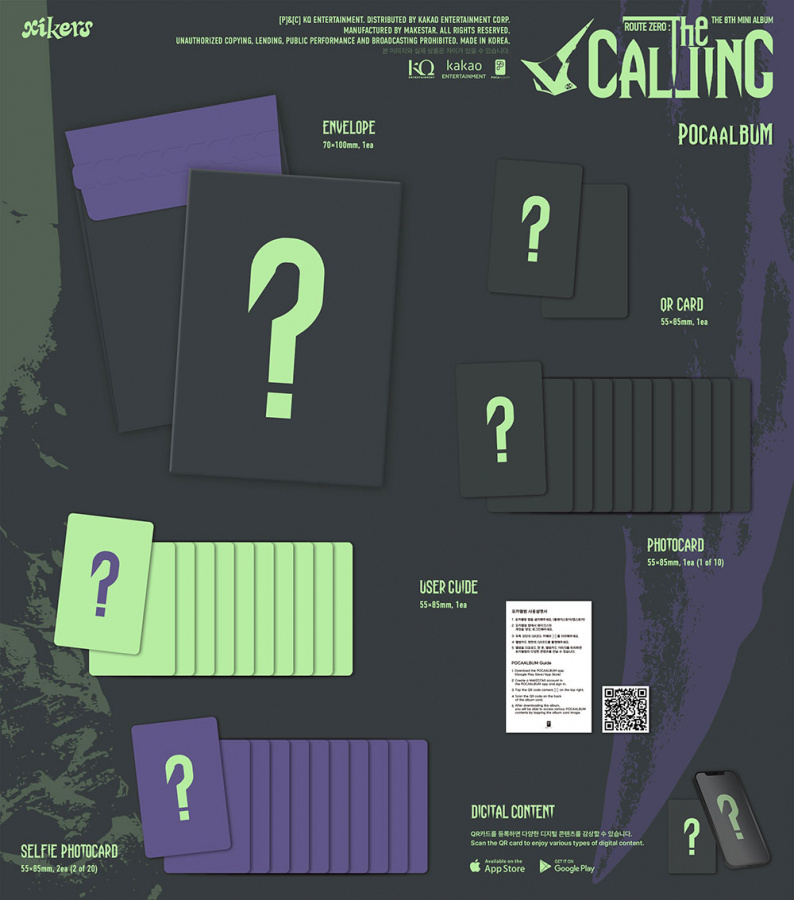 Xikers - Route Zero : The Calling (Pocaalbum Ver.)