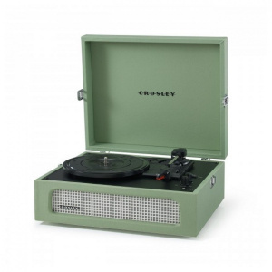 Vinylspelare - Voyager Portable Turntable  (Sage)- Now With Bluetooth Out
