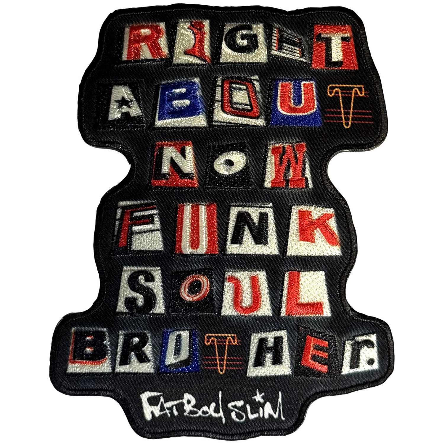 Fatboy Slim - Funk Soul Brother Woven Patch