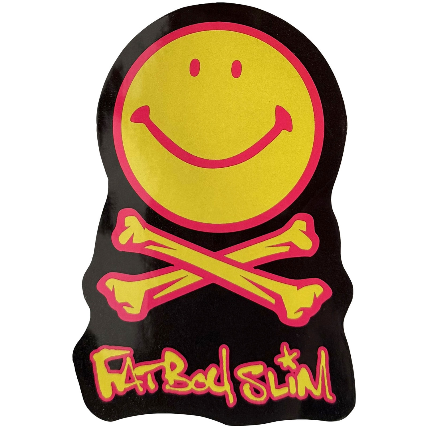 Fatboy Slim - Happy Face Logo Sticker