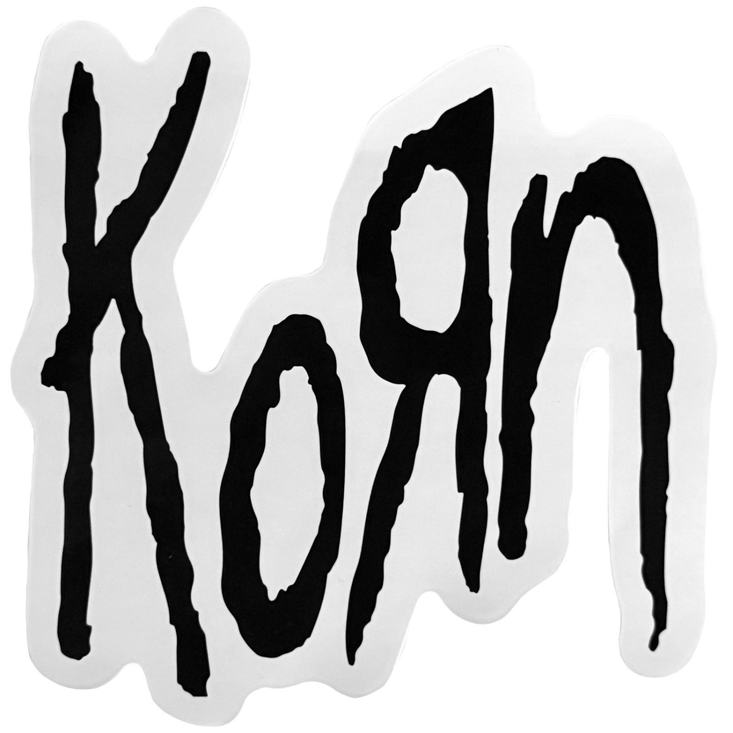 Korn - Black Logo Sticker