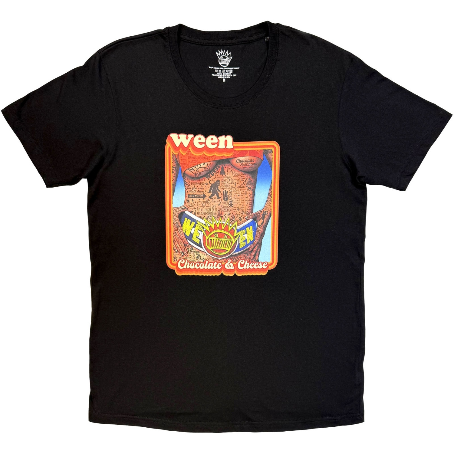 Ween - Chocolate & Cheese Uni Bl T-Shirt