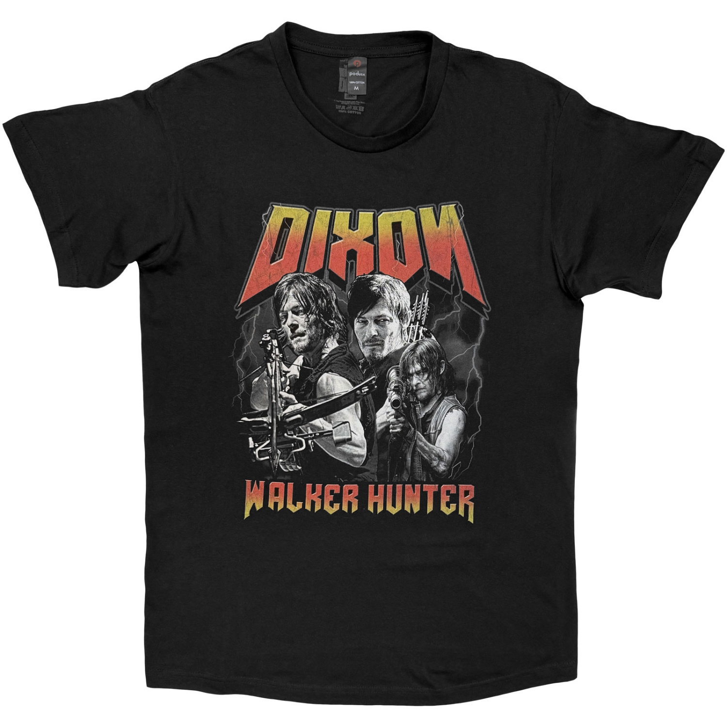 The Walking Dead - Walker Hunter Uni Bl T-Shirt