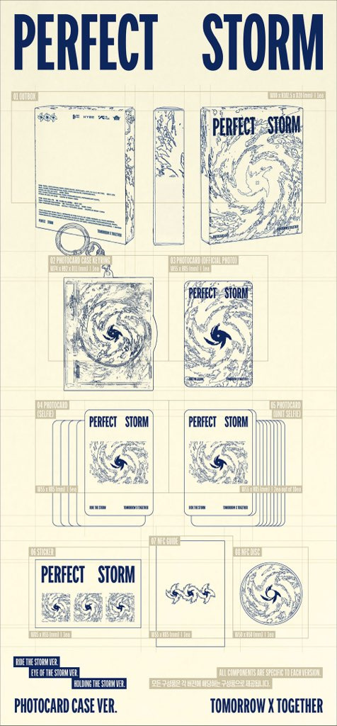 Txt - Perfect Storm (Photocard Case Ver.) (Random Ver.)
