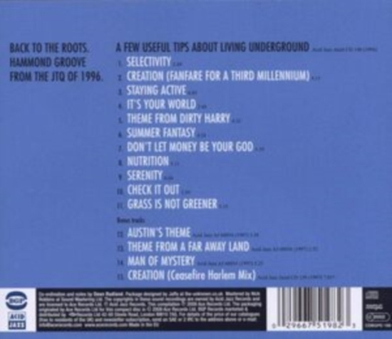 James Taylor Quartet - A Few Useful Tips About Living Unde