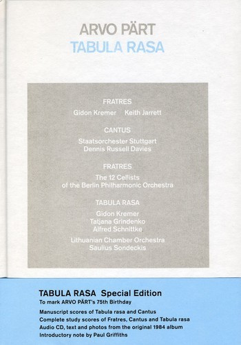 Arvo Pärt - Tabula Rasa
