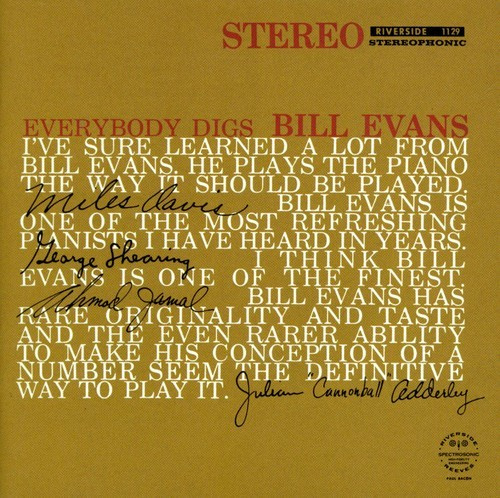 Bill Evans - Everybody  Digs Bill- Keepnews