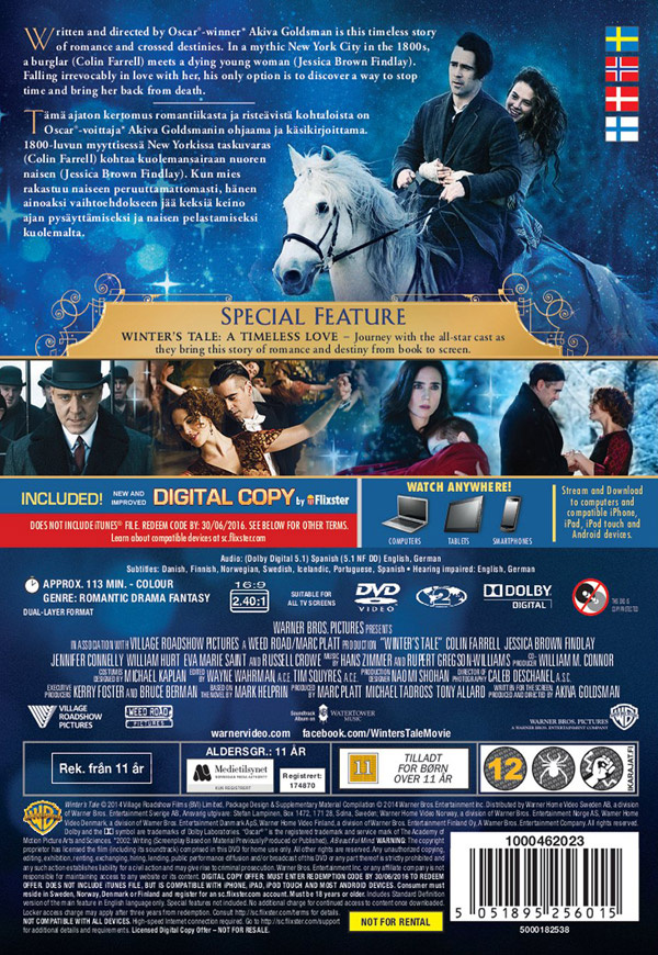 Movie - Winter's Tale (Dvd/S/N)